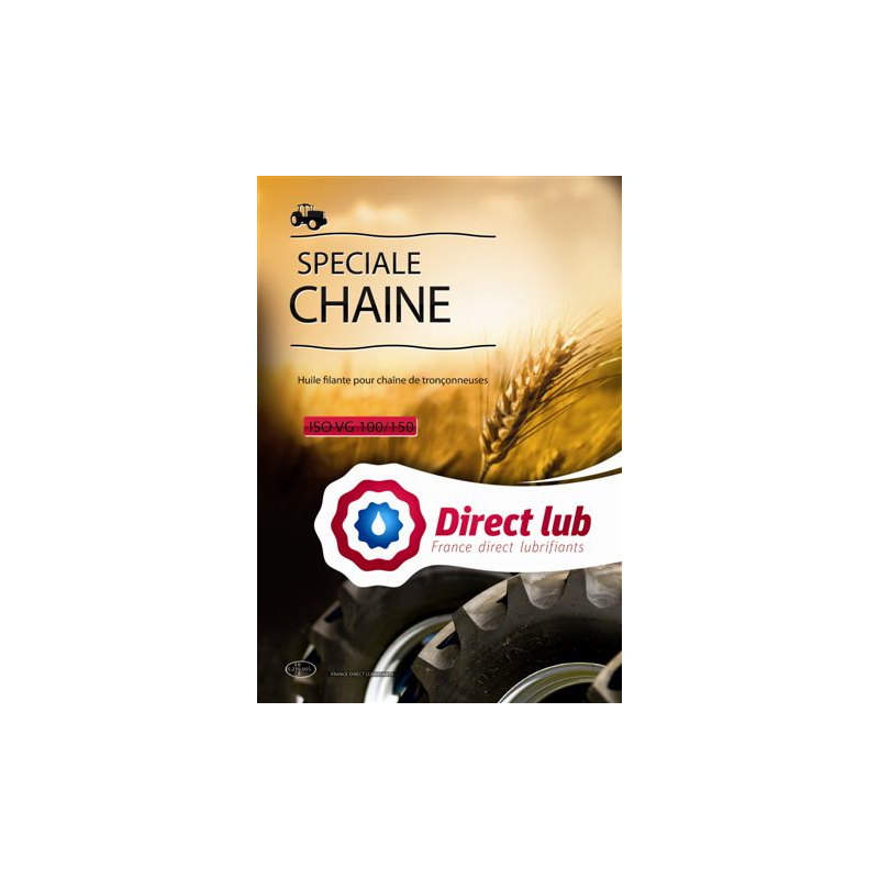 Huile de chaîne Super filante X'OIL®. Indice viscosité 97. Bidon