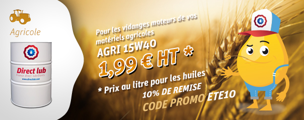 Huile moteur tracteur