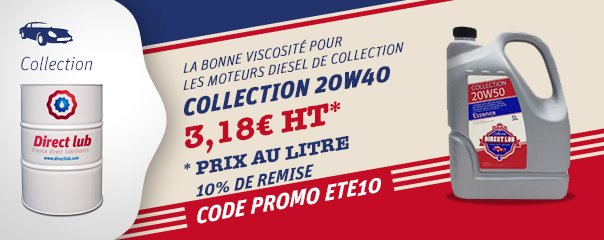 Huile moteur voiture collection